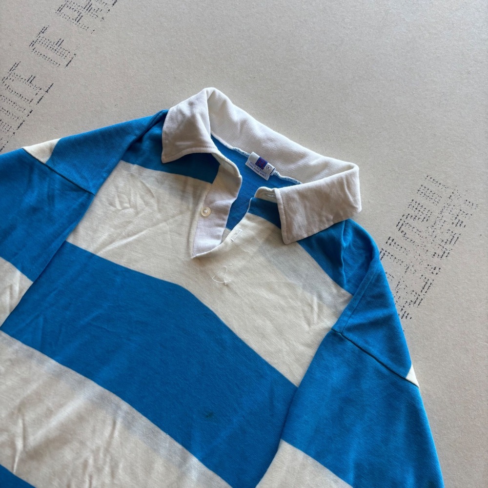 Vintage 70s Striped Rugby Polo Long sleeve
